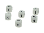 Set van 10 stuks rekendobbelstenen 1 t/m 6