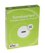 Somkaarten aftrekken tussen de 10 en 20 met antwoord