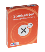 Somkaarten Vermeningvuldigen tafels 1 t/m 10 set C