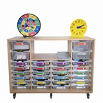 Rekenkast met spellen en materialen