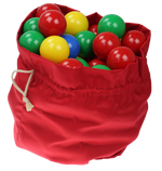 60 Gekleurde ballen 70mm 4 kleuren