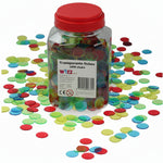 Transparante fiches 20mm 1000stuks