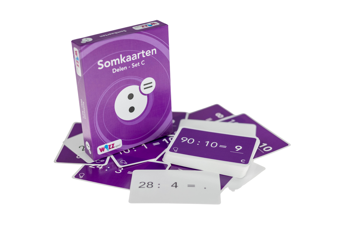 Somkaarten Delen deeltafels 1 t/m 10 set C