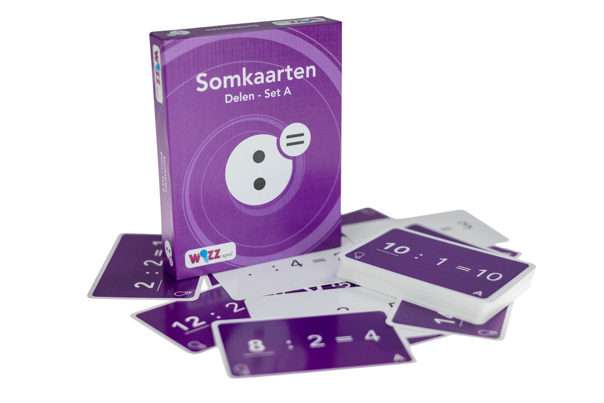 Somkaarten Delen deeltafels 1 t/m 10 set A