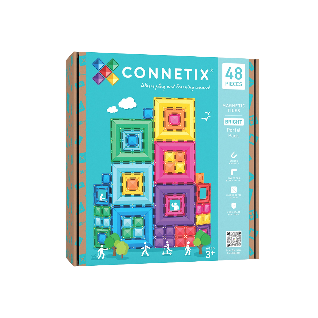 Connetix Bright portal pakket 48 stuks
