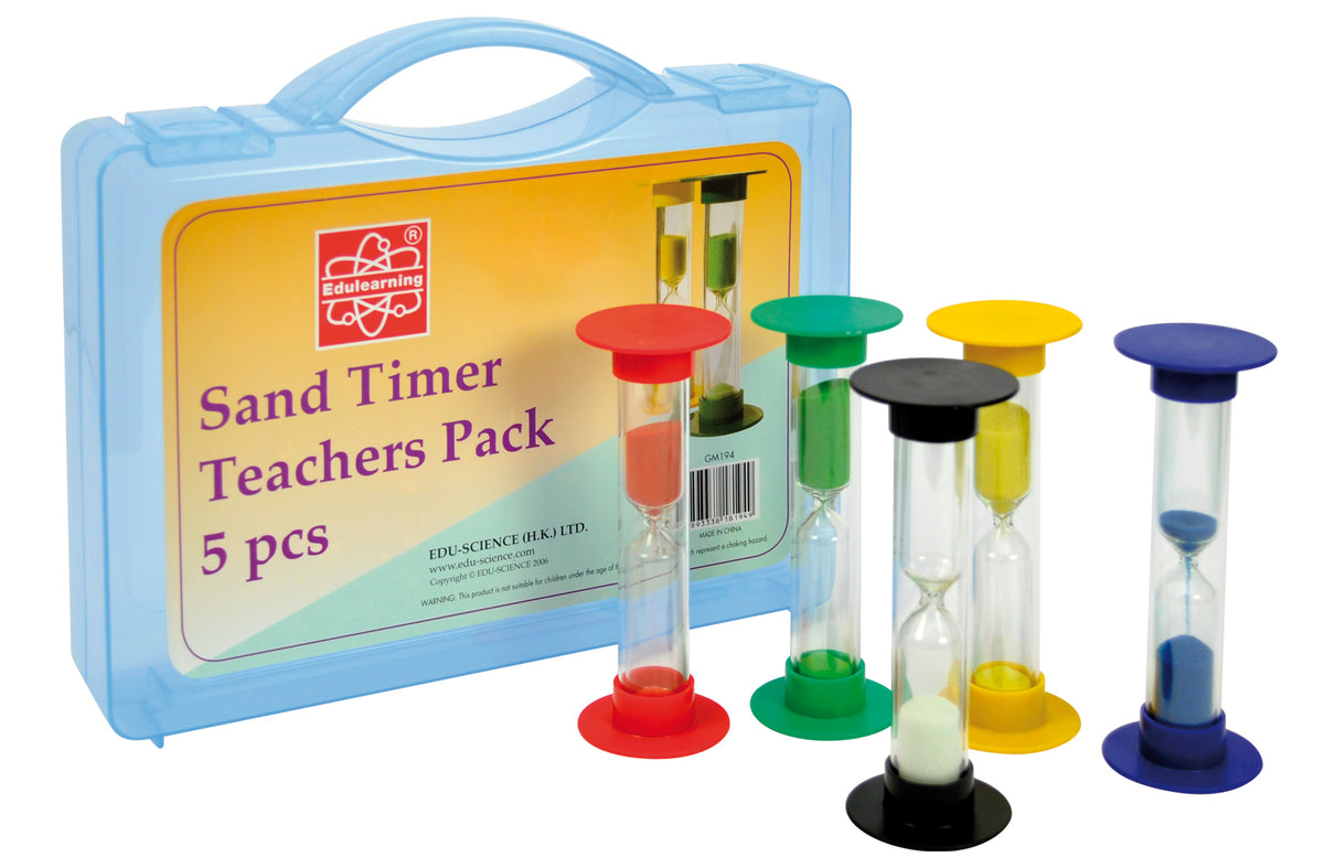 Zandloper 20 stuks 30 sec, 1, 3, 5 en 10 minuten.