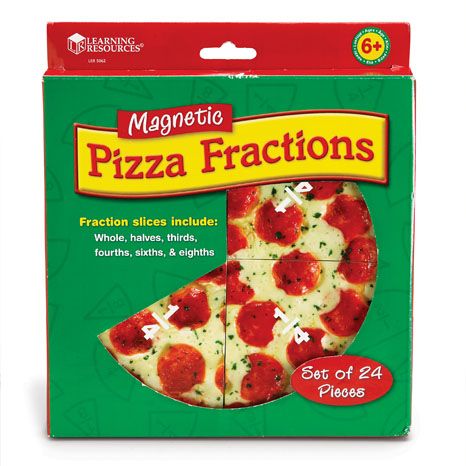 Magnetische breukenset pizza