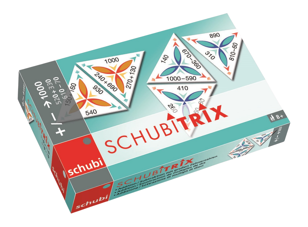 Schubitrix: Optellen en aftrekken met veelvouden van 10