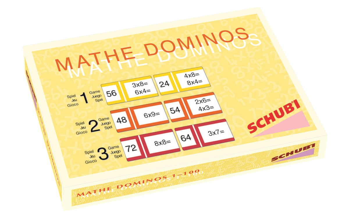 Schubi Mathe Domino's Tafels 2 t/m 9, serie B