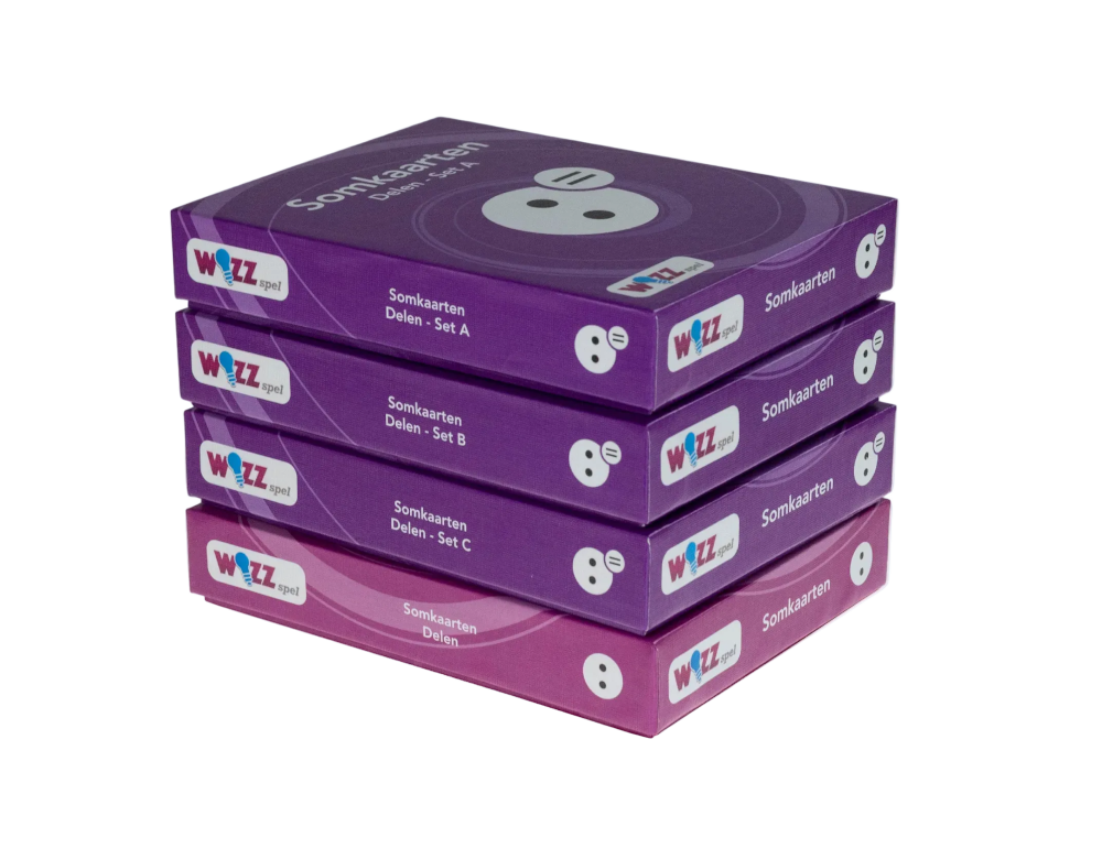 Set Somkaarten Delen deeltafels 1 t/m 10
