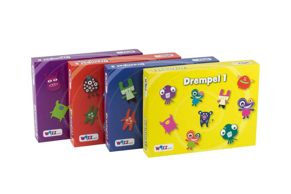 Drempelspellen drempel 1, 3, 5 & 5 delen