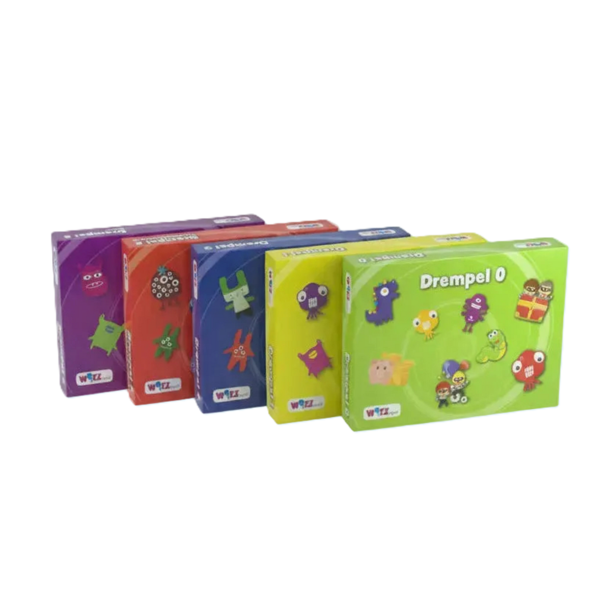 Drempelspellen drempel 0, 1, 3, 5 & 5 delen