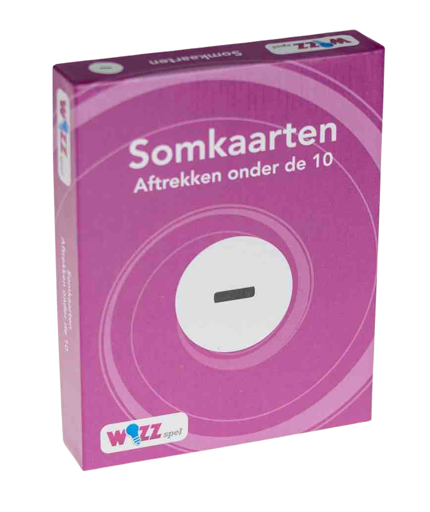 Somkaarten aftrekken onder de 10