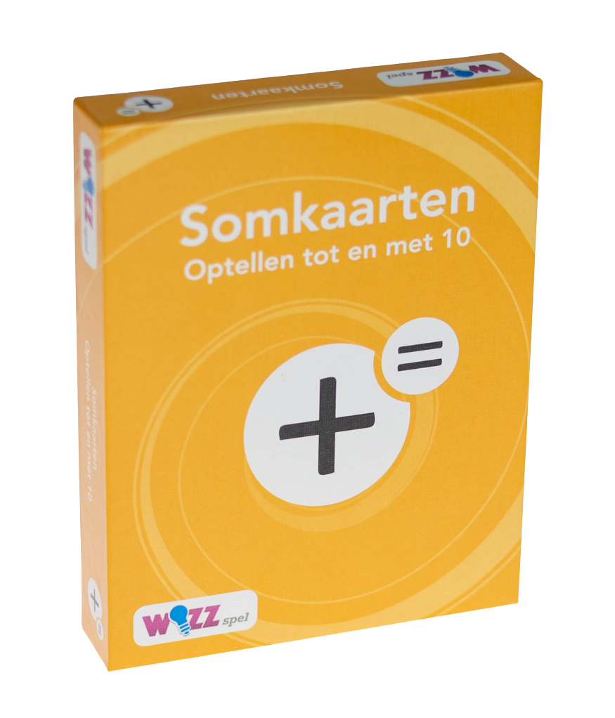 Somkaarten optellen tot en met 10 met antwoord