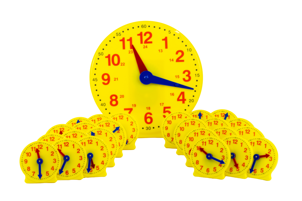 Klassikale klokken set met 24 lesklokjes
