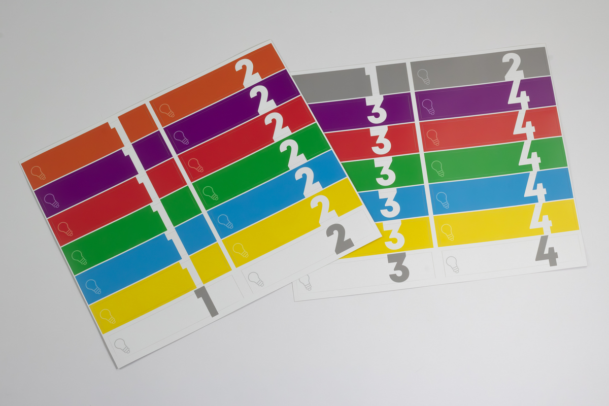 Stickerset voor de Rekenkast