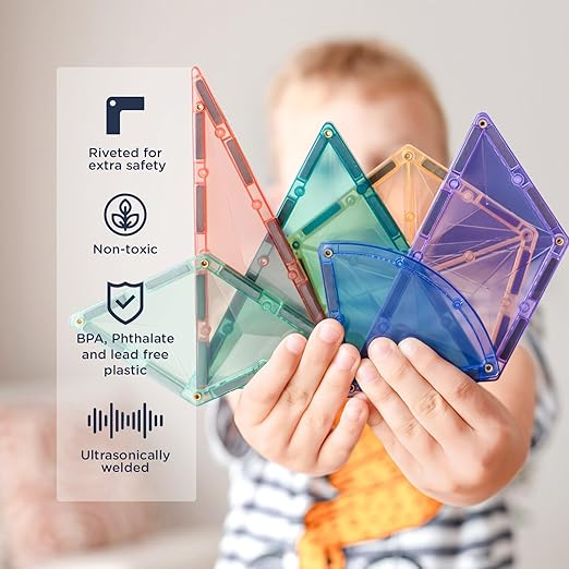 Connetix pastel vormen uitbreidingspakket 48 stuks