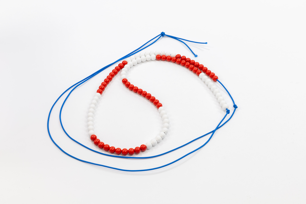 Kralenketting tot 100 met elastiek