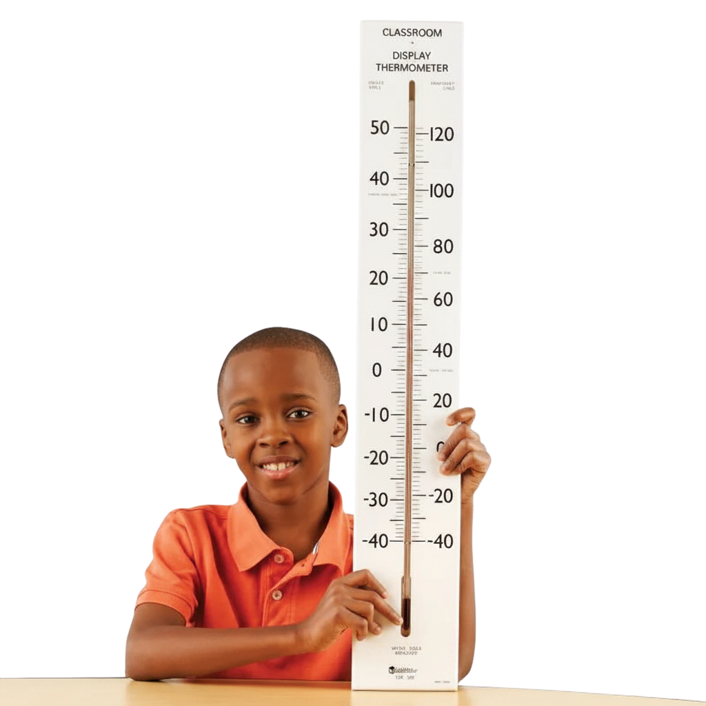 Klassikale Thermometer groot 76cm