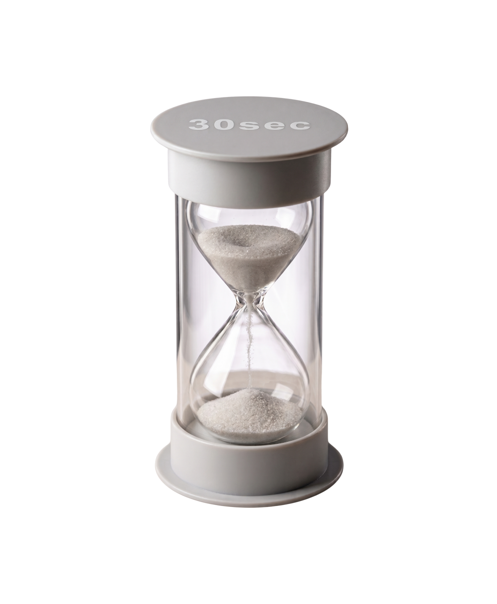 Zandloper 30 seconden
