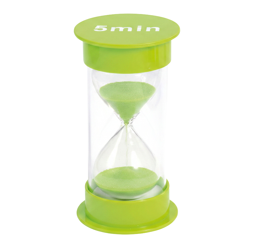 Zandloper 5 minuten